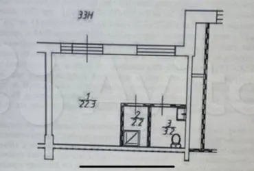 Свободного назначения, 27,7 м²