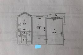 2-к квартира, 54 м², 17/17 эт.